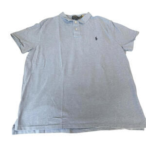 Ralph Lauren Men’s XL Light Blue Pony  Short Sleeve Slim Fit Shirt